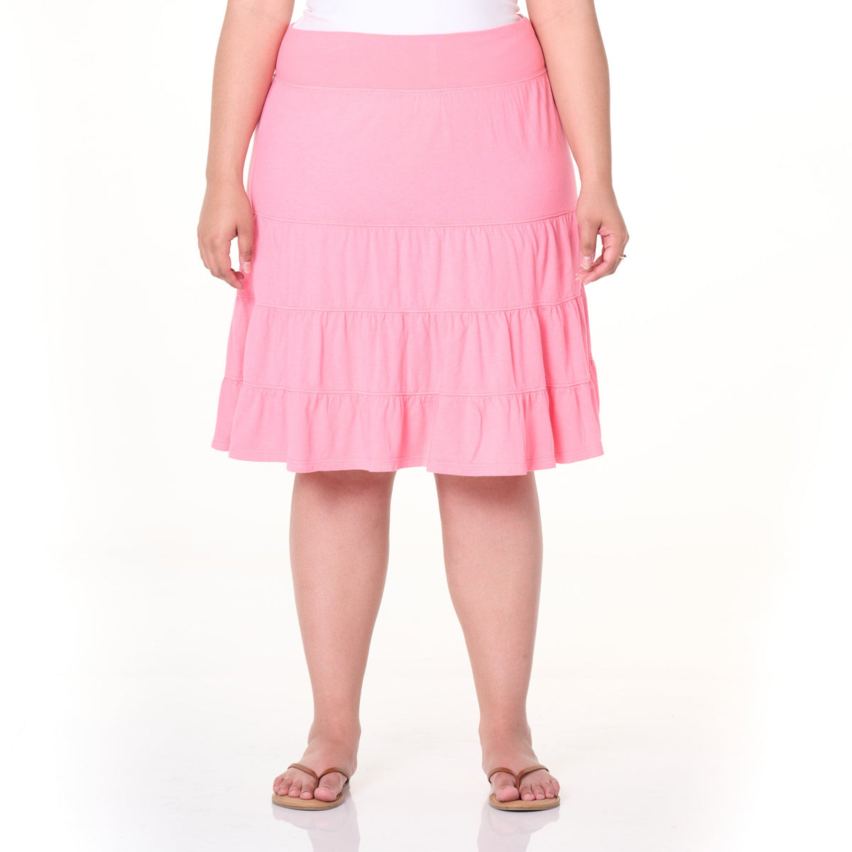 Jersey Tiered Skirt | Plus Size | Clearance